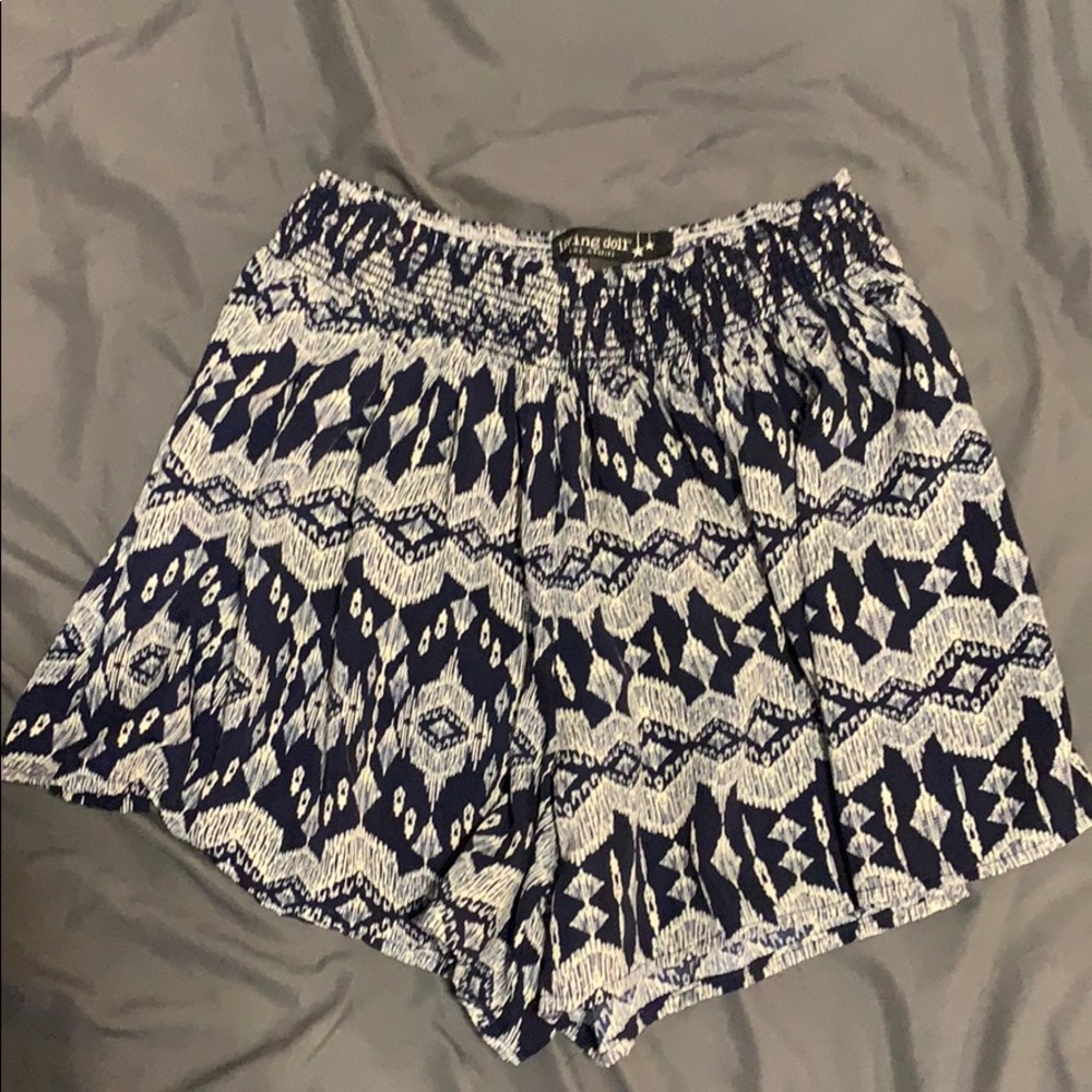 Living Doll Navy/White Shorts